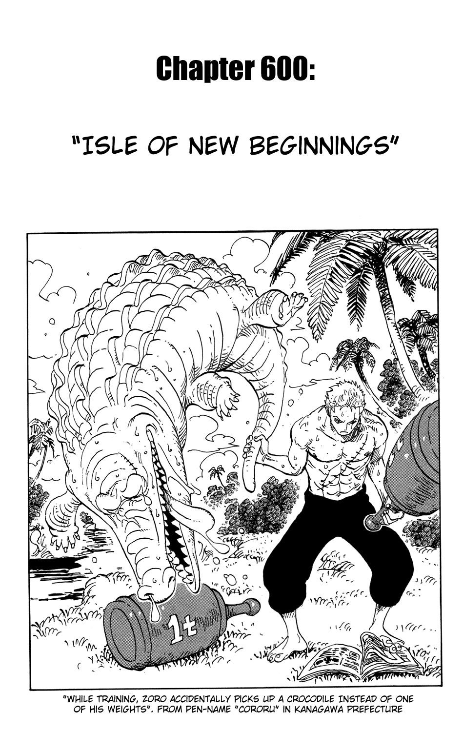 One Piece, Chapter 600 image 01